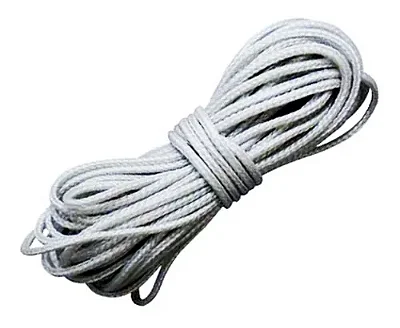 Cabo de Retinida Flutuante 10mm 20m para Boia Circular Overboat Branco.