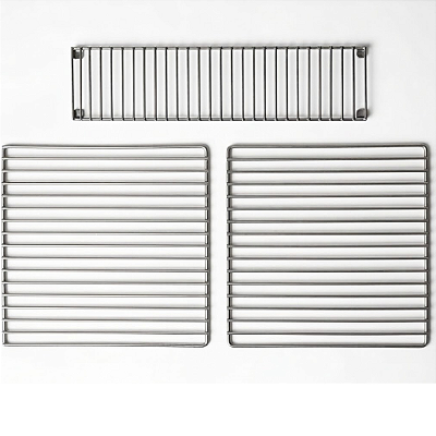 Grelha Completa de Reposição Inox 304 para Churrasqueira PTR-G 3 Peças