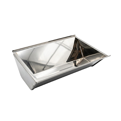 Recipiente Interno de Carvão em Inox 304 para Churrasqueira Náutica Overboat PTR-G Extra Grande.