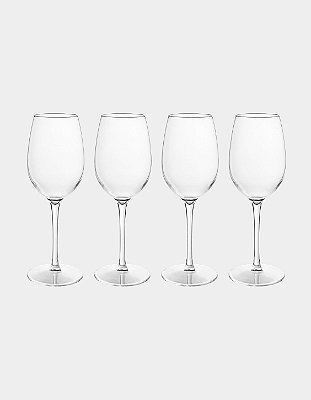 Kit 4 Unidades de Taças de Vinho 360ml em Tritan 58 x 222 mm