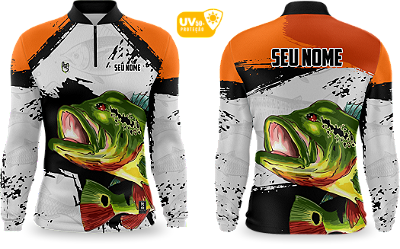 Camiseta de Pesca Manga Longa UV50+ - Ref0005