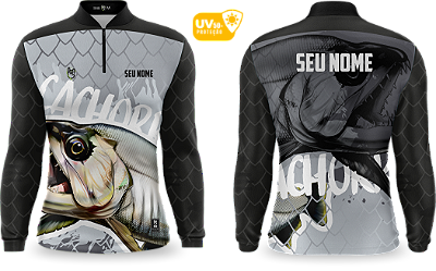 Camiseta de Pesca Manga Longa UV50+ - Ref0016