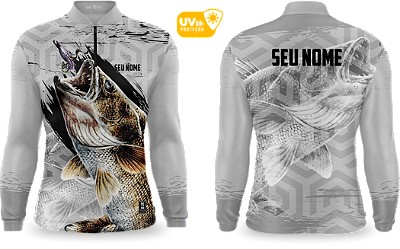 Camiseta de Pesca Manga Longa UV50+ - Ref0017