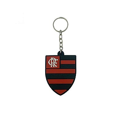 Chaveiro Flamengo Escudo Borracha