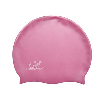 Touca De Natação Hammerhead Touca De Silicone Lisa XL Pink