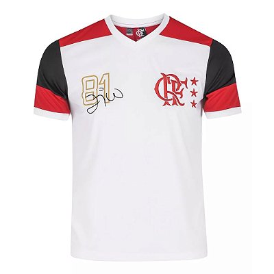 Camisa Flamengo 81 Zico Retro Braziline
