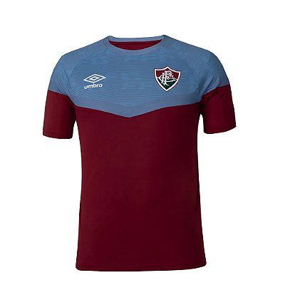 Camisa Fluminense Treino 2023 Umbro Grená/Azul