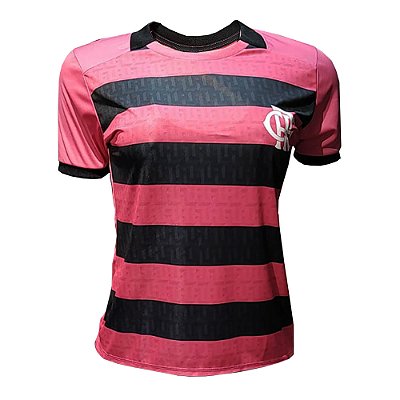 Camisa Flamengo Institute Rosa Braziline Feminina