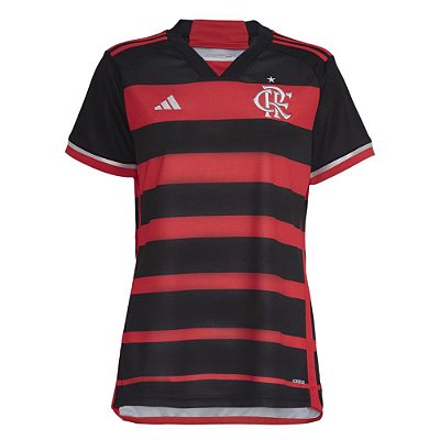 Camisa Flamengo Oficial 1 Adidas 2024/2025 Feminina