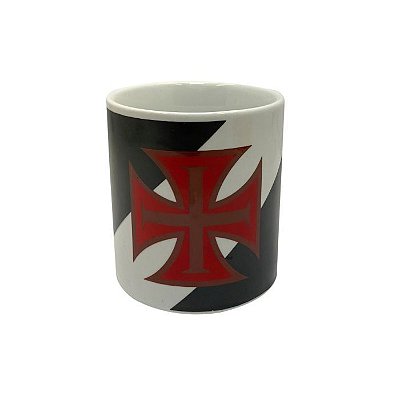 Caneca Porcelana Vasco Cruz De Malta 320Ml