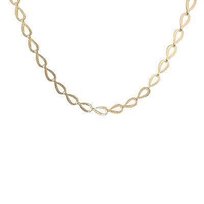 Choker Dourada Corrente Elos de Gota