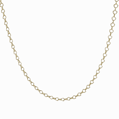 Gargantilha Corrente Diamantada Banhada a Ouro 18k