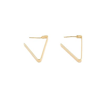Brinco Triângulo Dourado