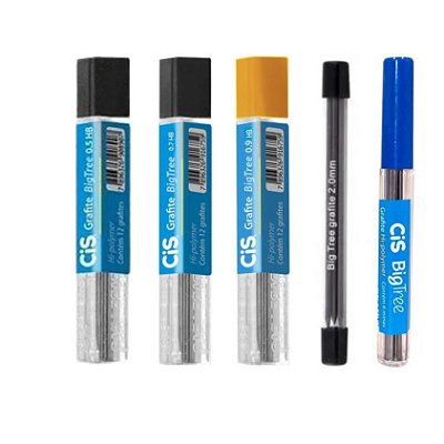 Grafite Escolar CIS Big Tree 0.5 HB / 0.7HB / 0.9HB / 2.0HB / 2.0 2B
