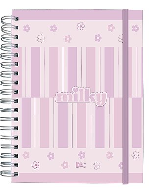 Caderno Smart Universitário Milky 10 Matérias 80fls - DAC