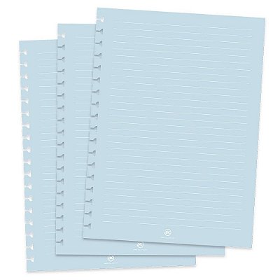 Refil de Folhas Azul para Caderno Smart Mini A5 - DAC