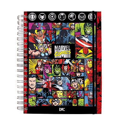 Caderno Smart Universitário Marvel Comics 10 Matérias 80fls - DAC