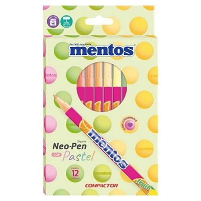 Canetinha Neo Pen Pastel Mentos c/ Cheirinho - Compactor