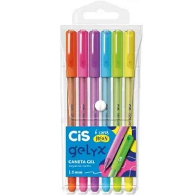Caneta Gel Cis Gelyx Neon - CIS