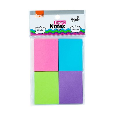 Bloco Smart Notes Color c/ 4 - BRW