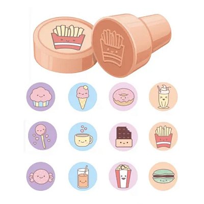 Carimbo Pedagógico Candy Kit c/ 4 Unidades - Cis