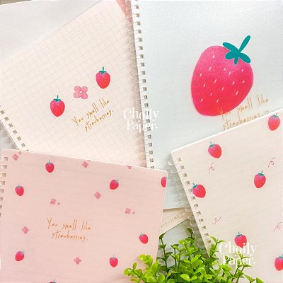 Caderno Strawberries - B5