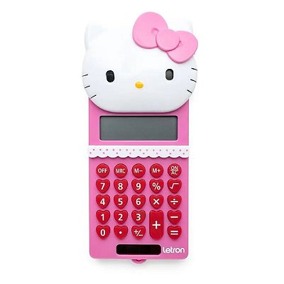 Calculadora 8 Dígitos Hello Kitty - Letron