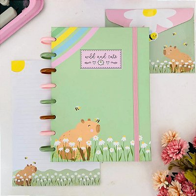 Caderno de Disco A5 Capivaras - Buendia