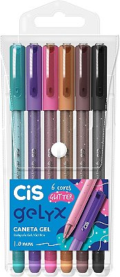 Caneta Gel Cis Gelyx Glitter- CIS