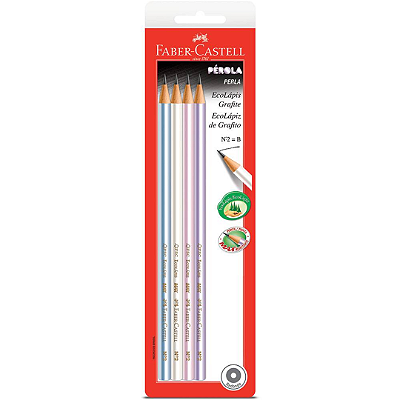 Ecolápis 2B Perolado - Faber-Castell