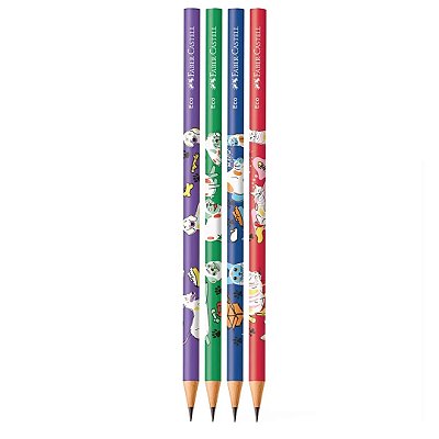 Kit c/4 Lápis Pets - Faber-Castell