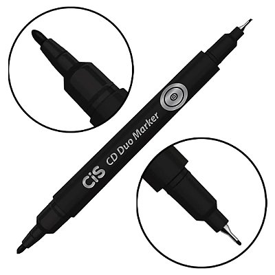 Marcador Permanente 2 Pontas Duo Marker - Cis
