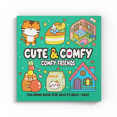Livro de Colorir Cute&Comfy Friends 32 Folhas - Editora Online