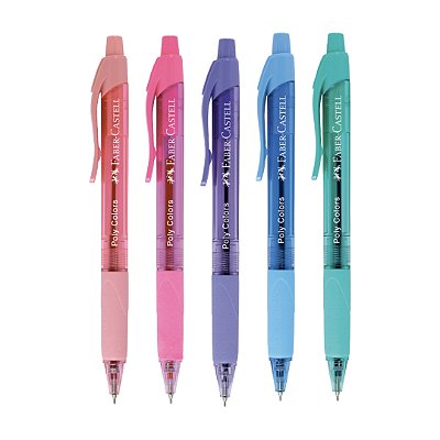 Caneta Semi Gel Poly Colors - Faber Castell