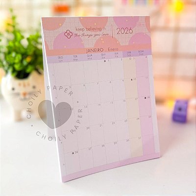 Calendário de Mesa Planner 2026 SOHO - Tilibra