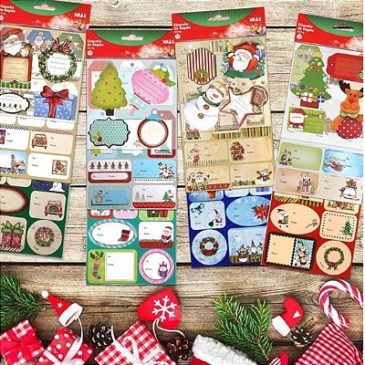 Kit de Adesivos Natalinos - Importado