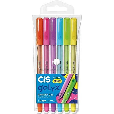 Caneta Gel Cis Gelyx Neon - CIS