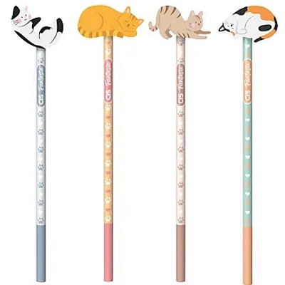 Lápis de Escrever HB Fantasia Gatos - Cis