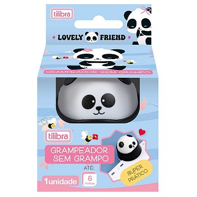 Grampeador Panda sem Grampos 6fls - Tilibra