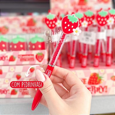 Caneta Esferográfica Be Berry Tinta Preta - Tilibra