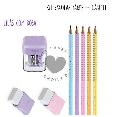Kit Escolar Mini Box Grip 2001 Faber-Castell