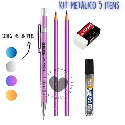 Kit Metalizado Brw + Faber Castell