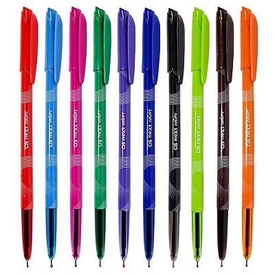 Caneta Esferográfica Cis Next Colors 0.7mm c/10 Cores