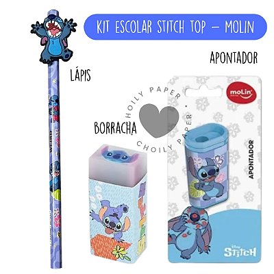 Kit Escolar Stitch Top Divertido - Molin