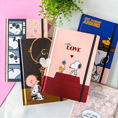 Caderno A5 Capa Dura sem Pauta Snoopy - Tilibra
