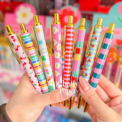 Caneta Esferográfica Estampada - Floriê