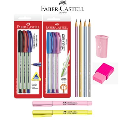 Kit Escolar Volta às Aulas Faber-Castell