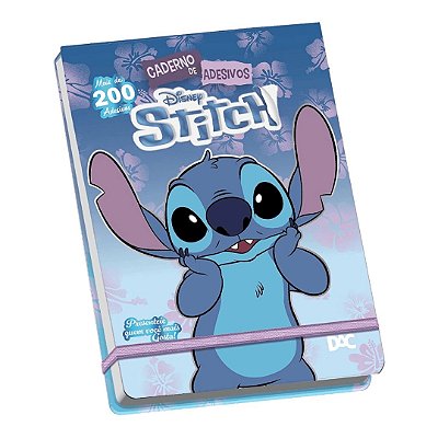 Caderno de Adesivos Stitch c/200 - DAC