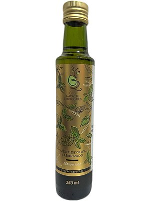 AZEITE DE OLIVA EXTRA VIRGEM SABORIZADO MANJERICÃO