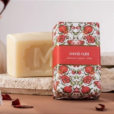 Sabonete Vegetal Romã Rubi - 180g